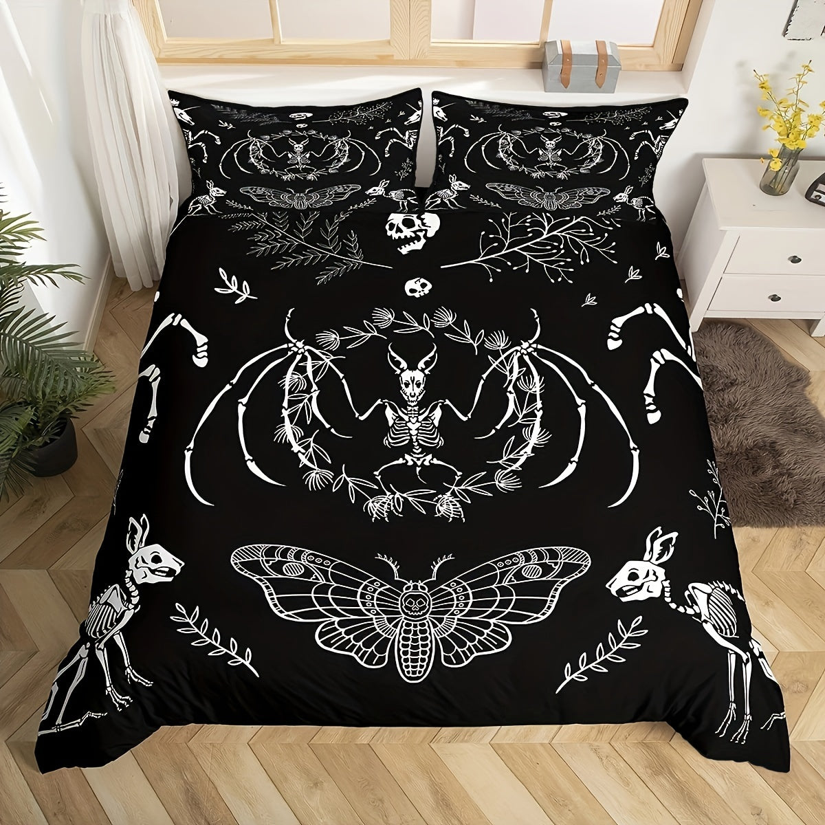 Gothic Skull Bed Set