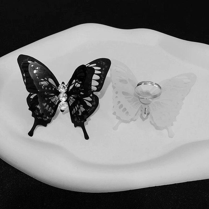 Dark Butterfly Ring