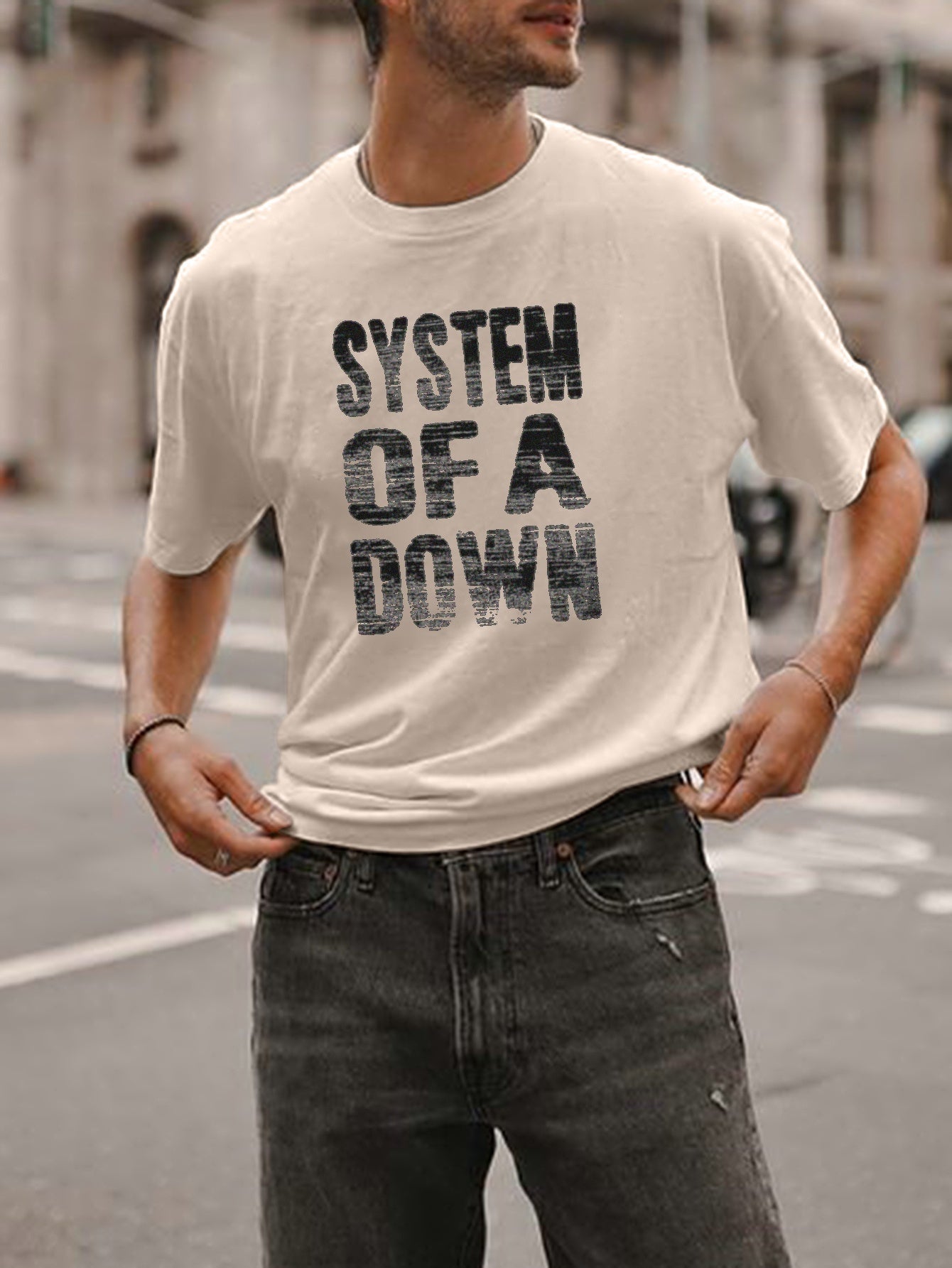 System Of A Down Print T Shirt