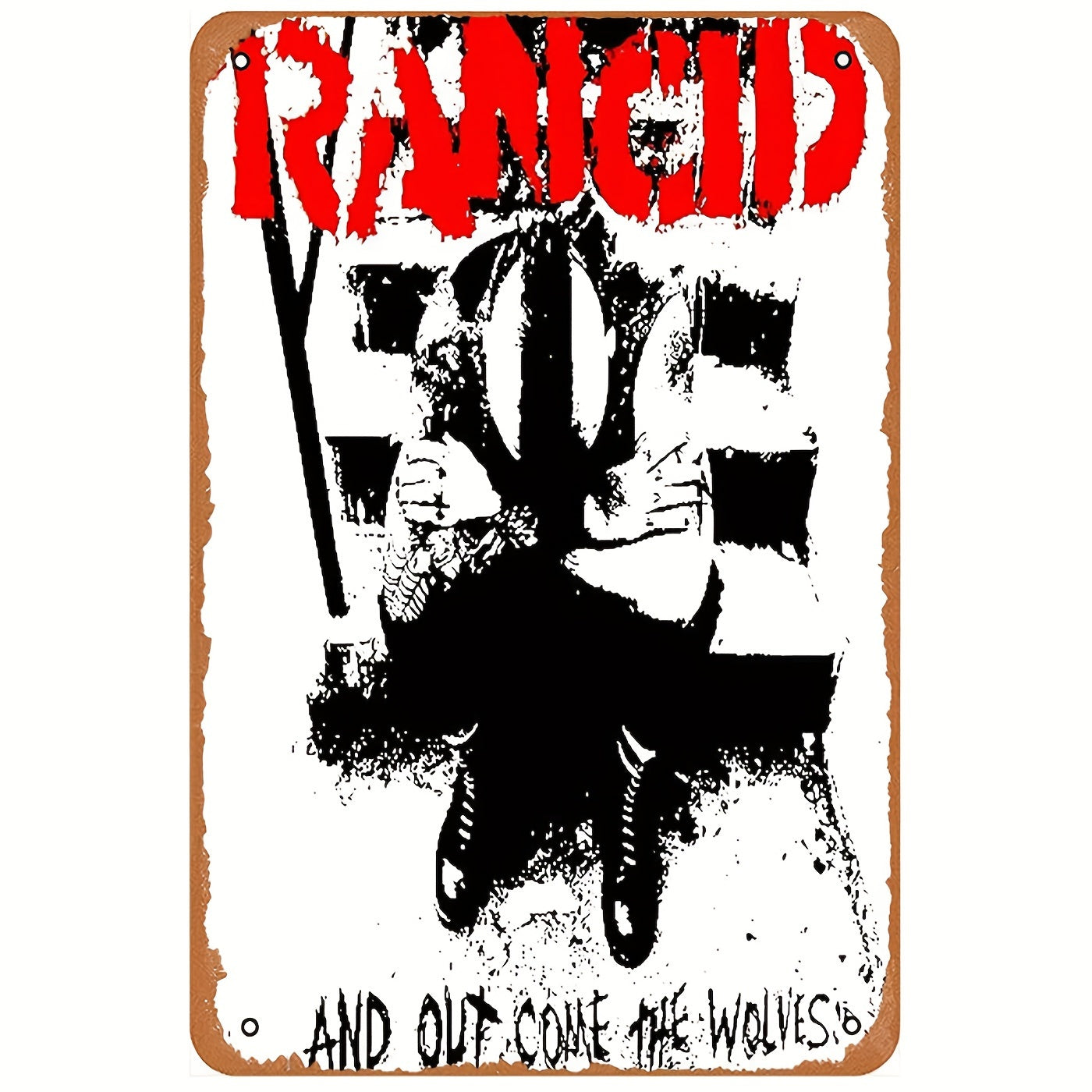 Rancid Tin Sign