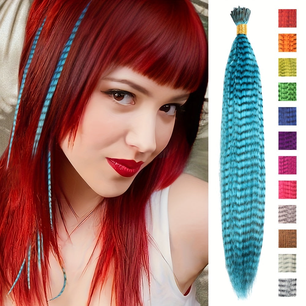 Multicolor Feather Hair Extensions