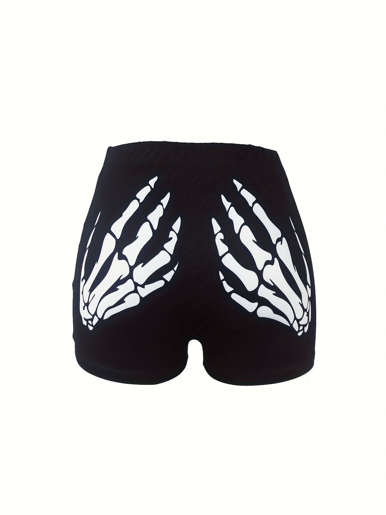 Plus Size Skull Sexy Shorts