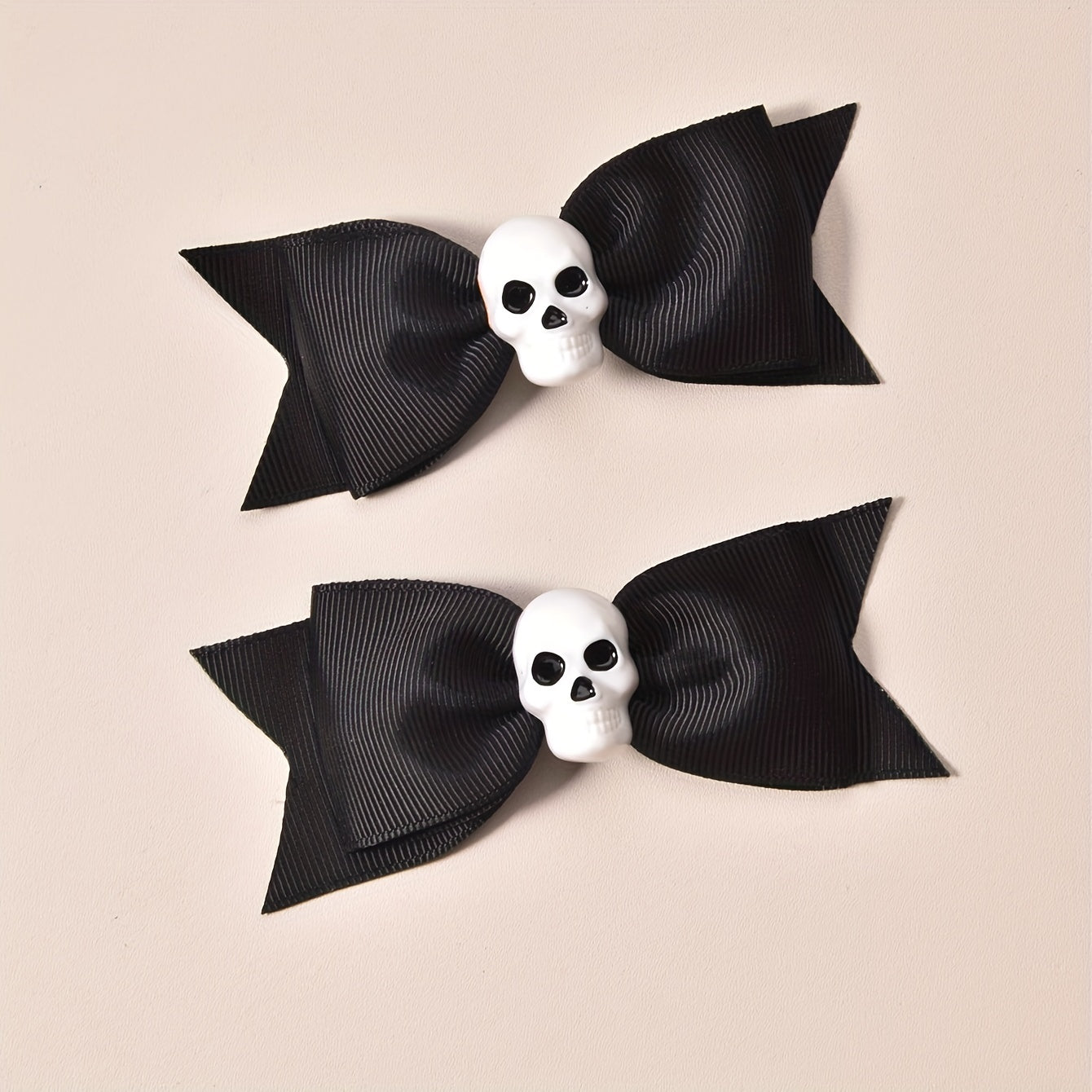 2pcs Simple Skull Dovetail Clips