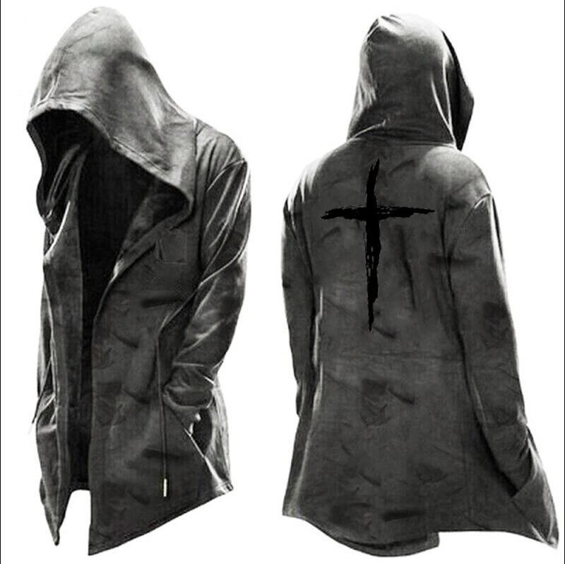 Men's hooded cloak