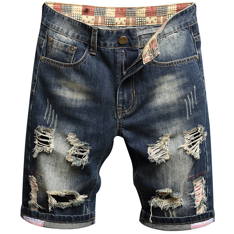 Men's Cross-border Denim Shorts