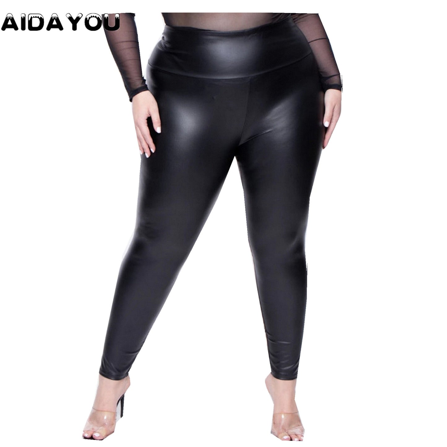 Faux Leather Leggings Plus Size