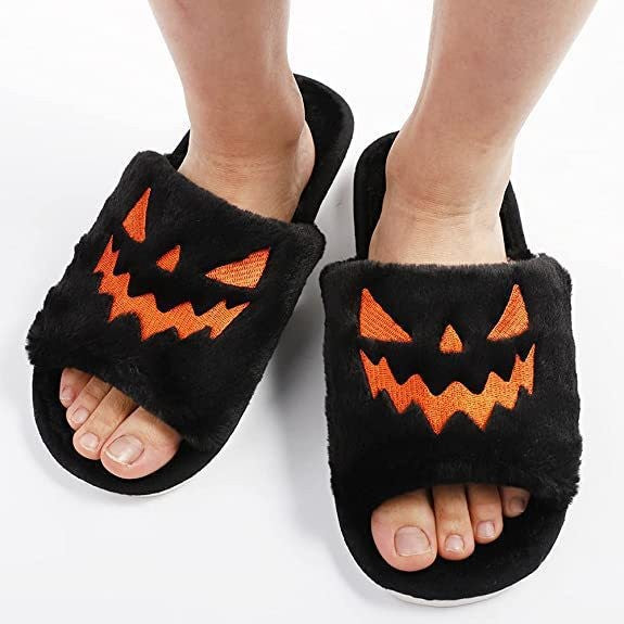 Lantern Pumpkin Slippers