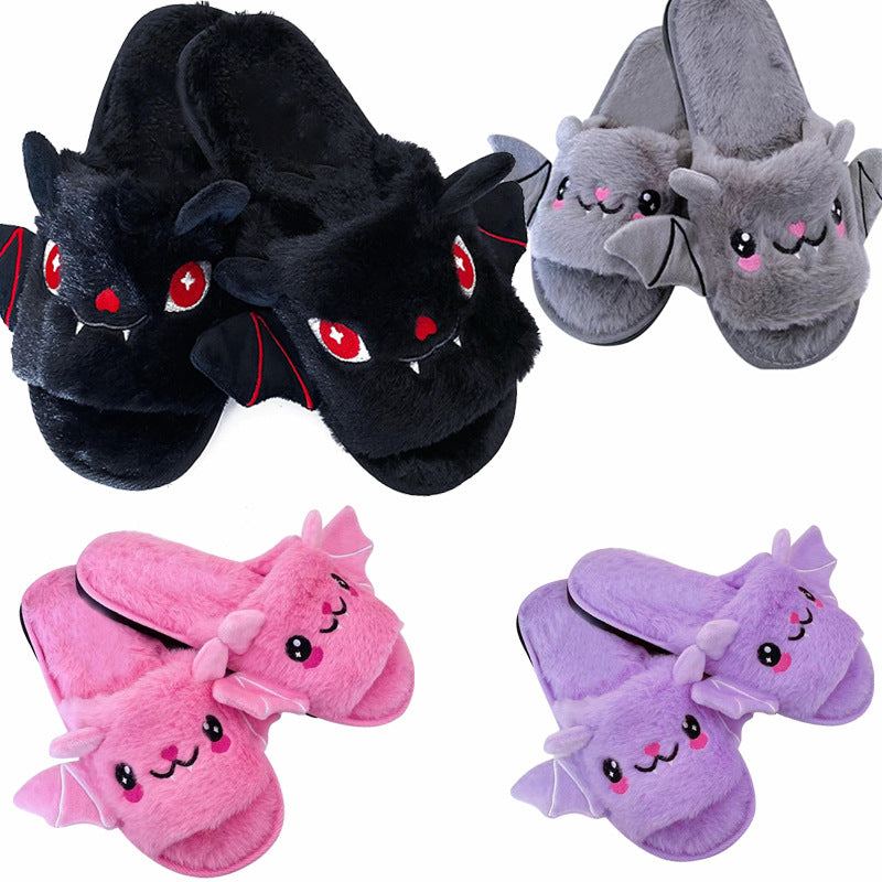 Fuzzy Demon Slippers