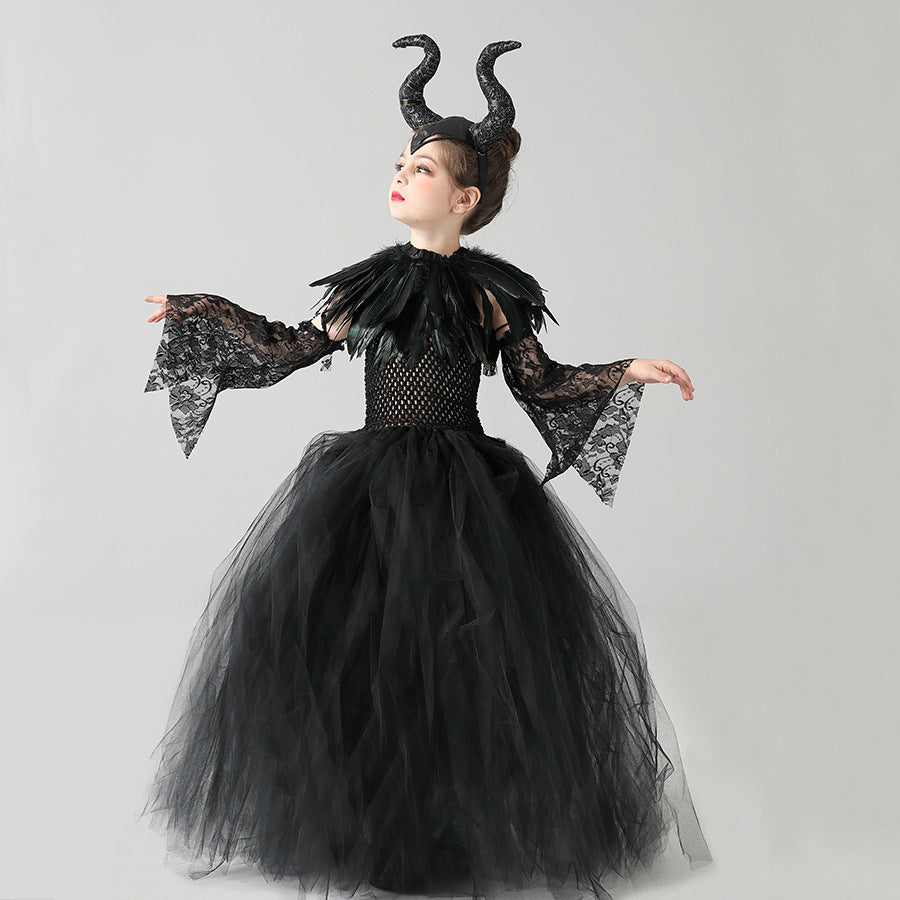 Sleeping Queen Halloween Kids Dress Festive Cosplay Costume