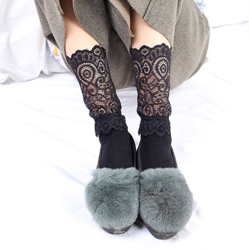 Lolita Black Lace Socks