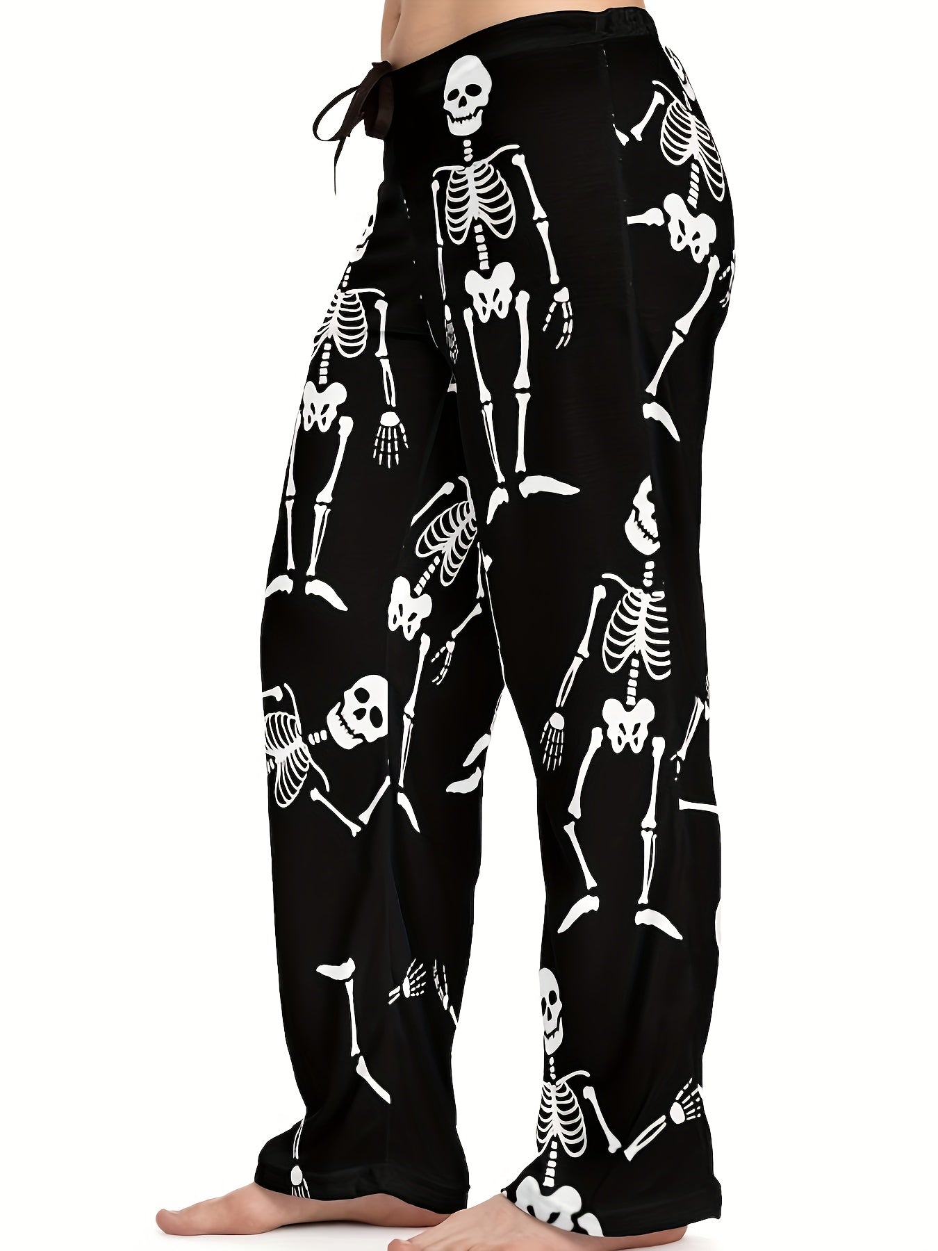 Women's Plus Size Skull Print Pants