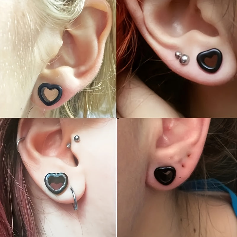 Acrylic Heart Shape Plugs