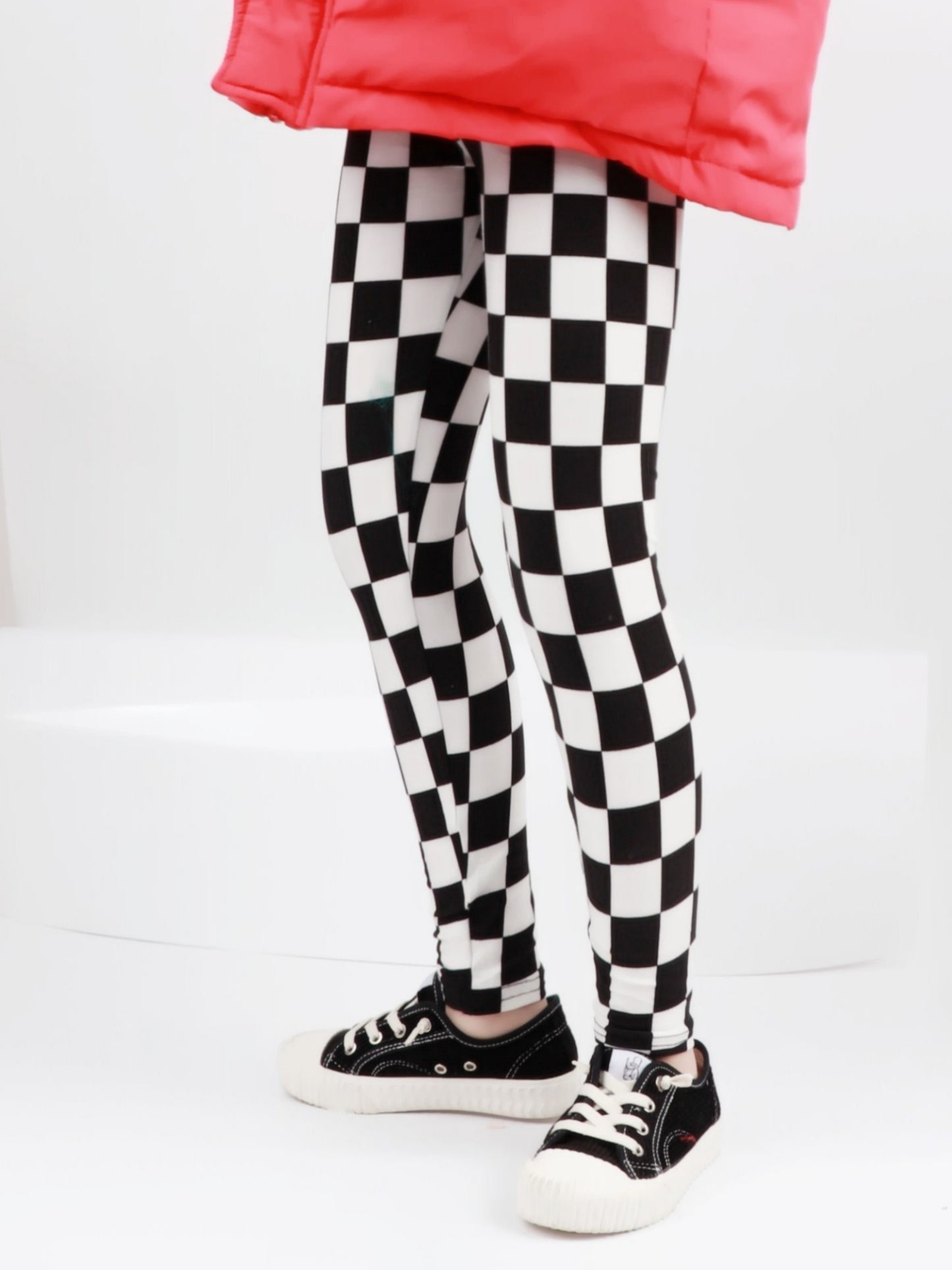 Girls Checkered Leggings