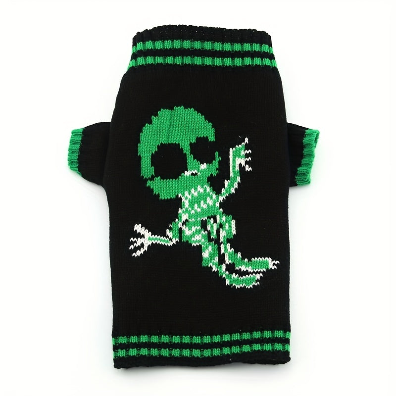 Skull sweater for dog or cat