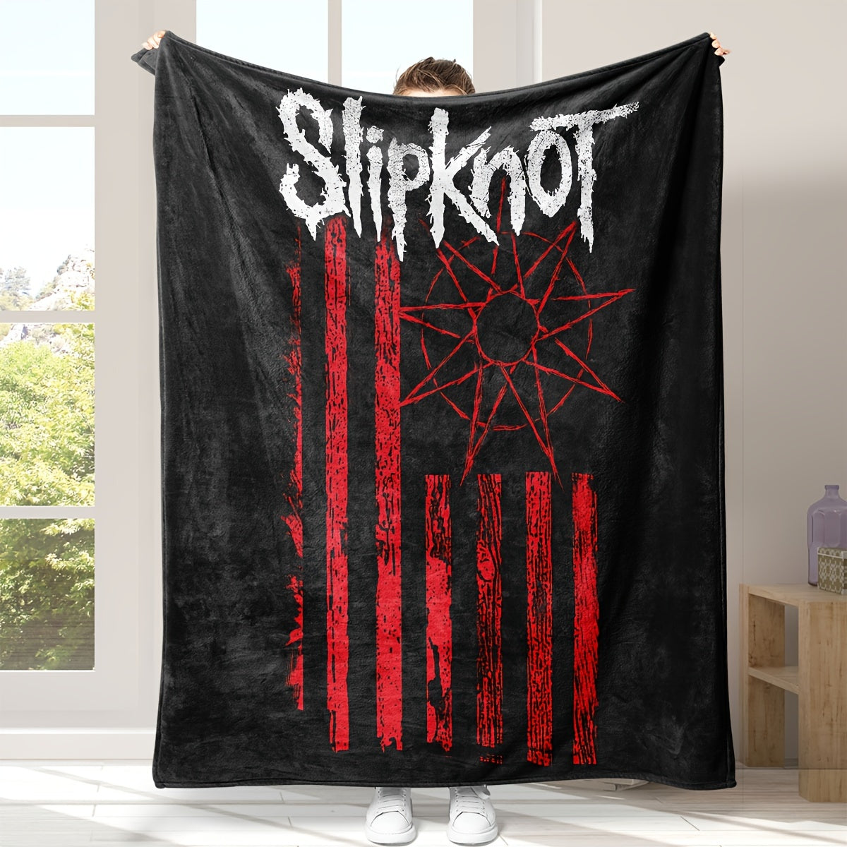 Slipknot Flannel Throw Blanket