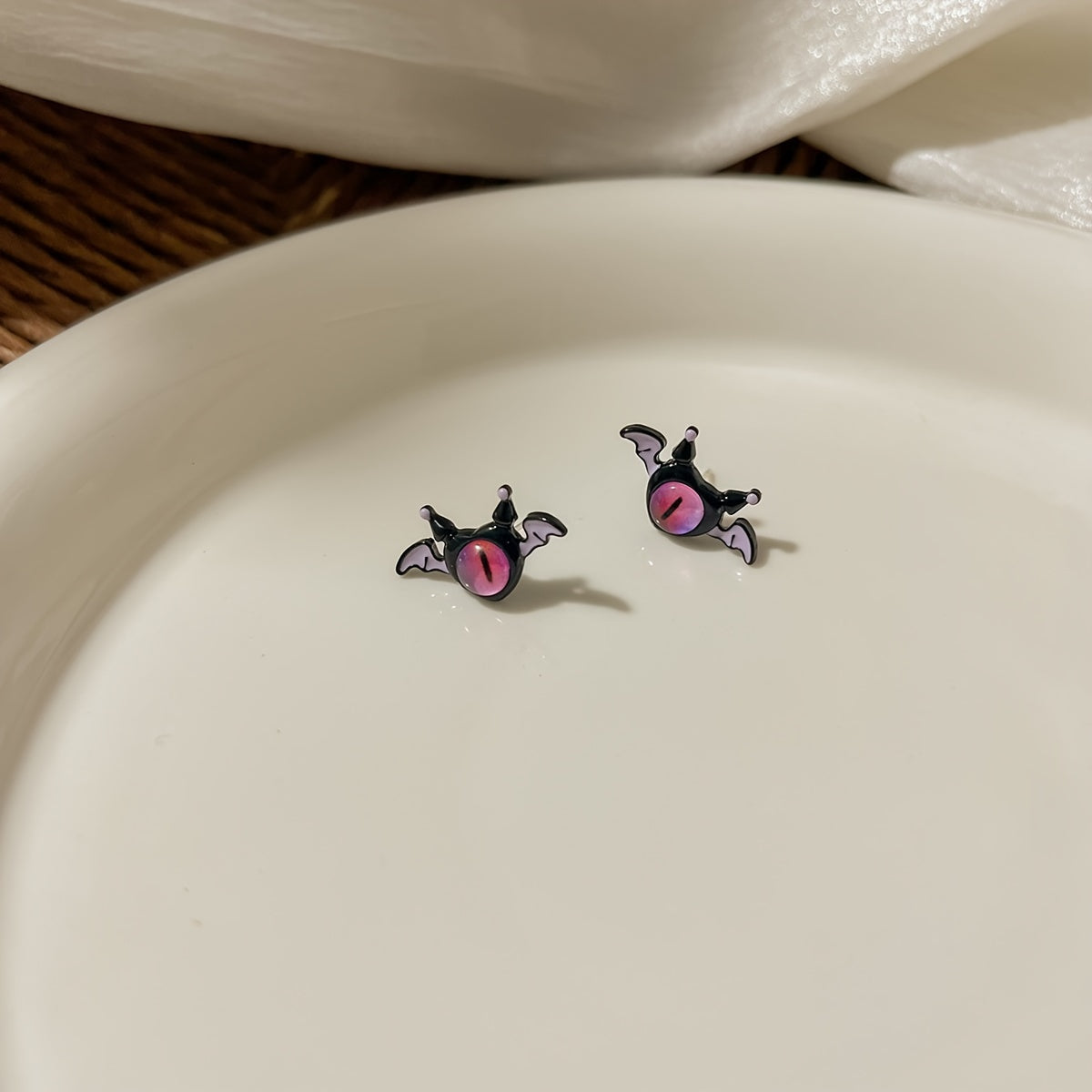 Monster Shaped Stud Earrings