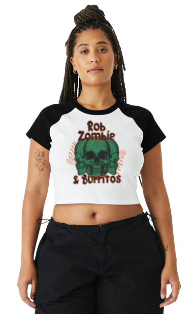 ROB ZOMBIE AND BURRITOS Baby Tee