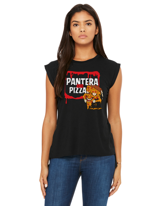 PANTERA AND PIZZA muscle t-shirt