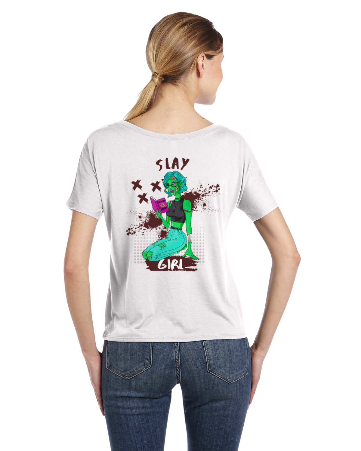 SLAY GIRL ZOMBIE slouchy t-shirt