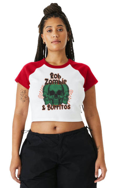 ROB ZOMBIE AND BURRITOS Baby Tee