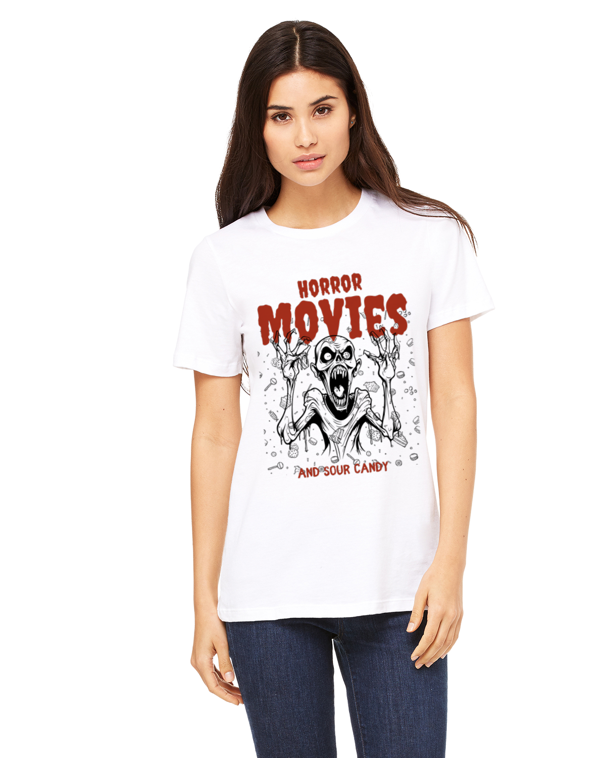 HORROR MOVIES AND SOUR CANDY T-Shirt