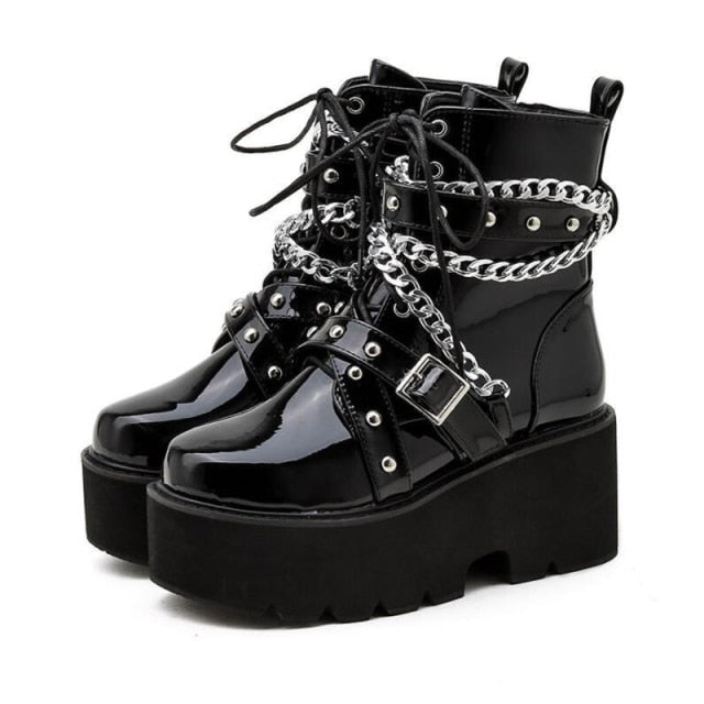 Black Platform Boots