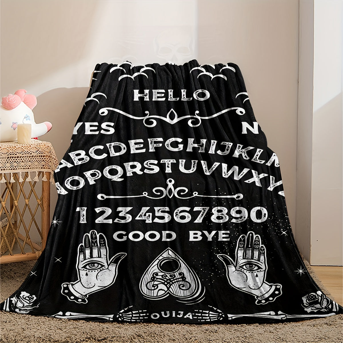 Witch Print Flannel Blanket