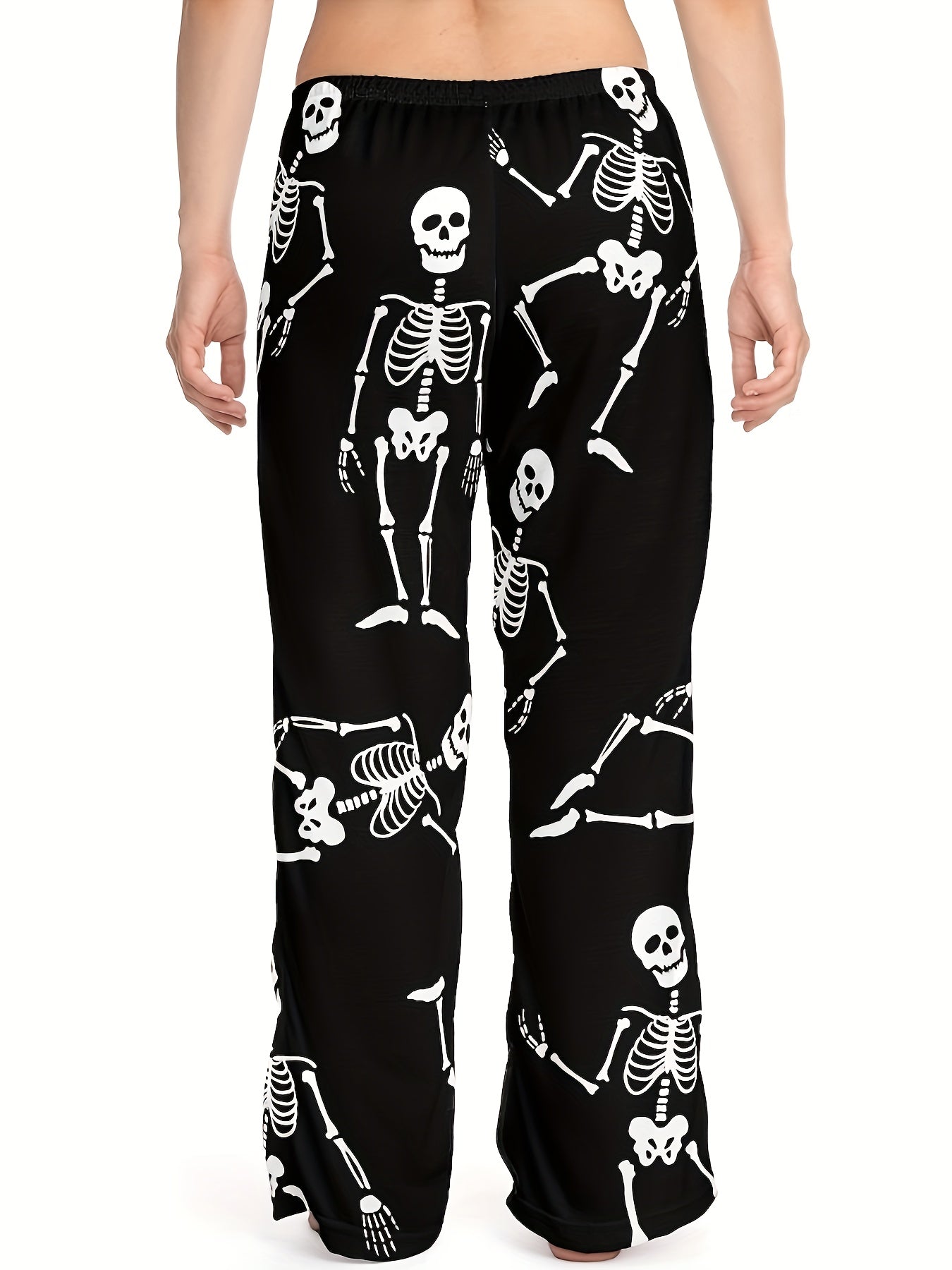 Women's Plus Size Skull Print Pants