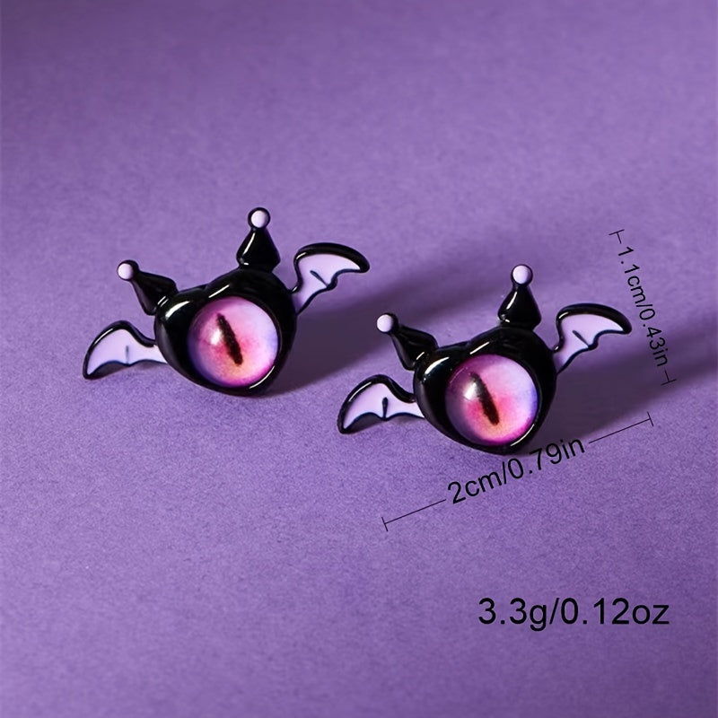 Monster Shaped Stud Earrings