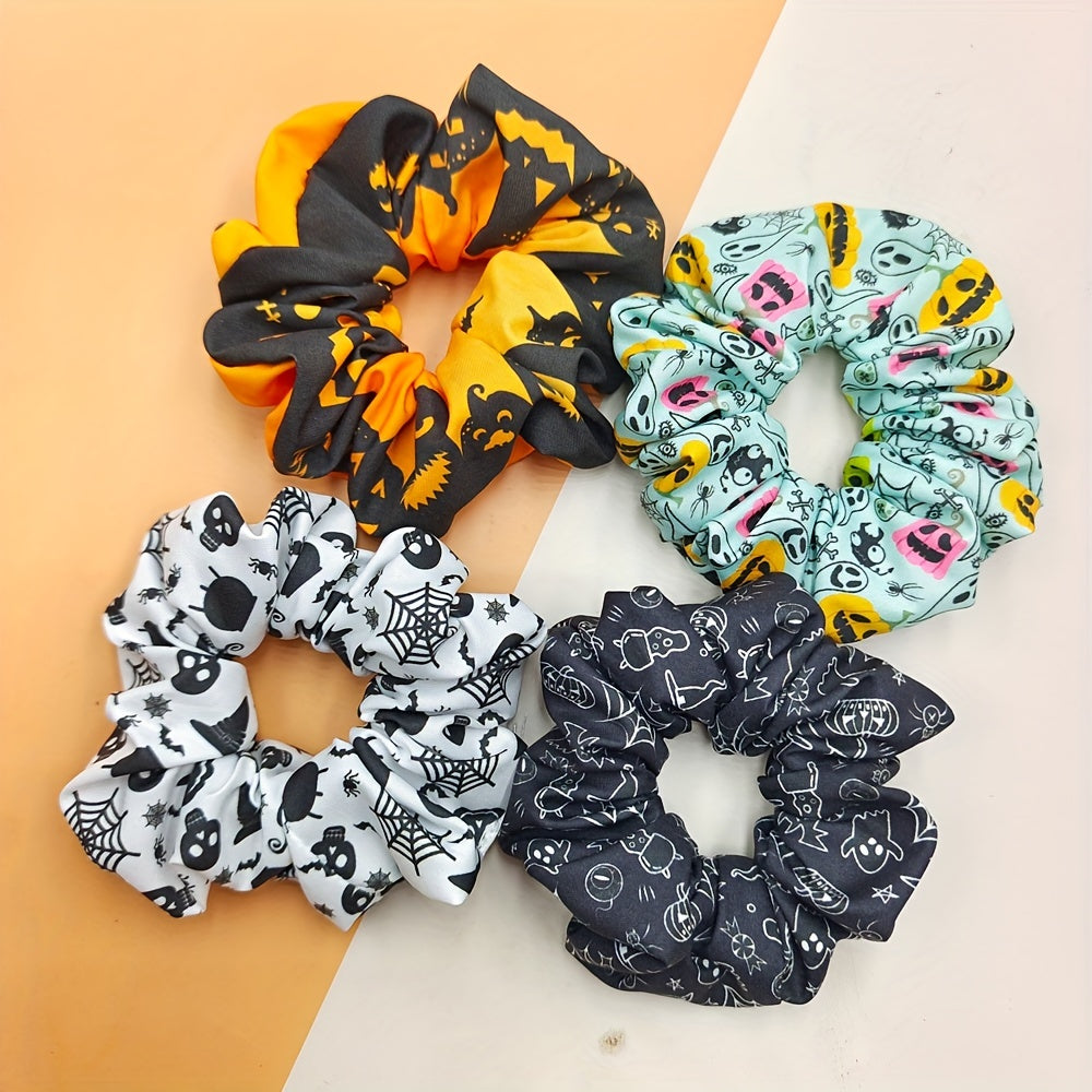 1pc Skull Pattern Scrunchie