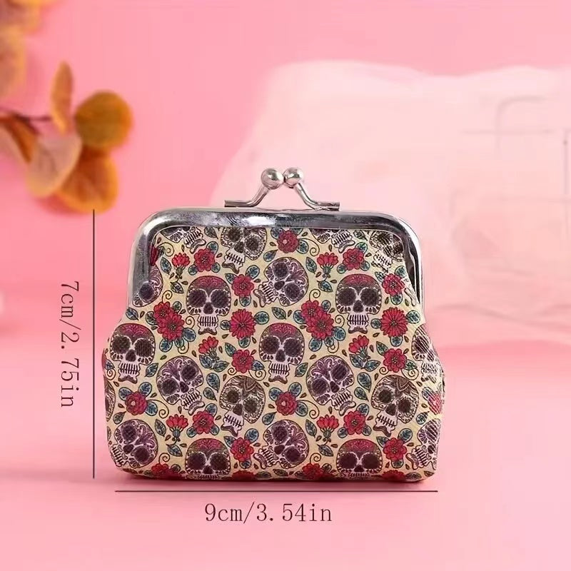 Skull Pattern Coin Purse