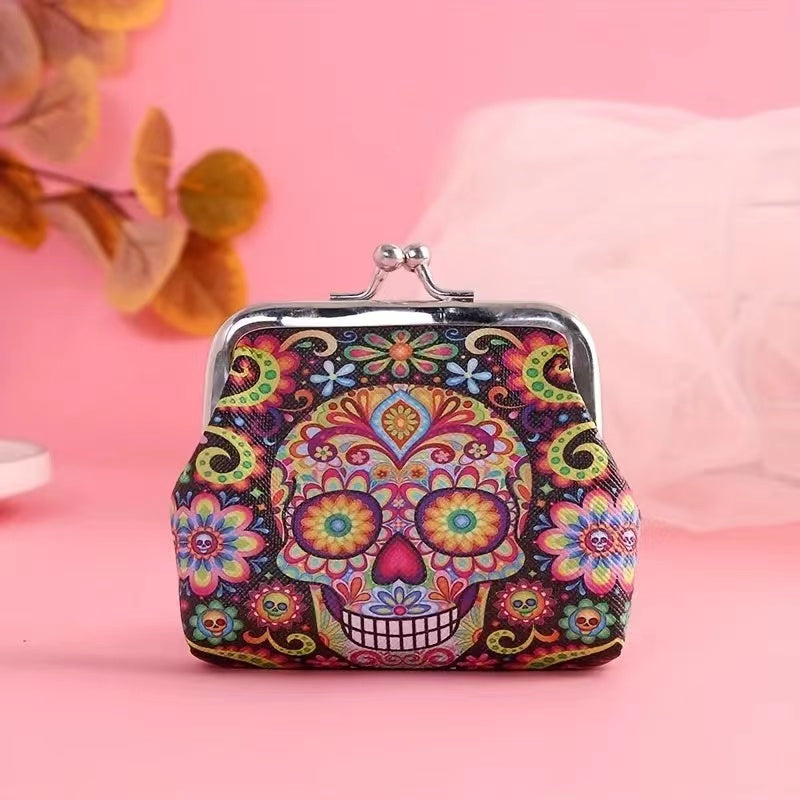 Skull Pattern Coin Purse