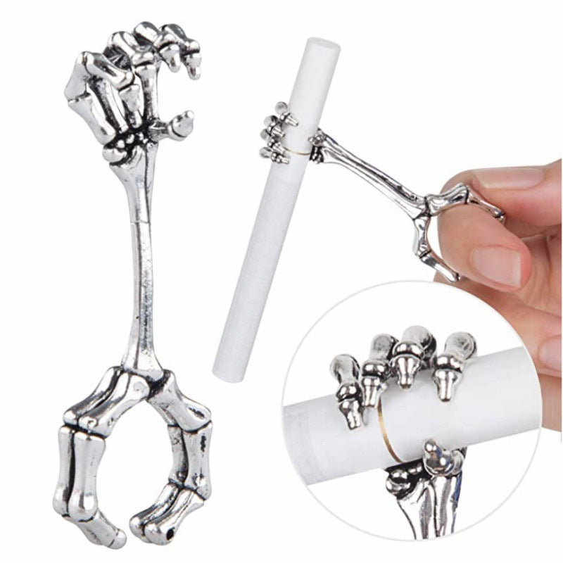 Hand Bone Smoking Ring