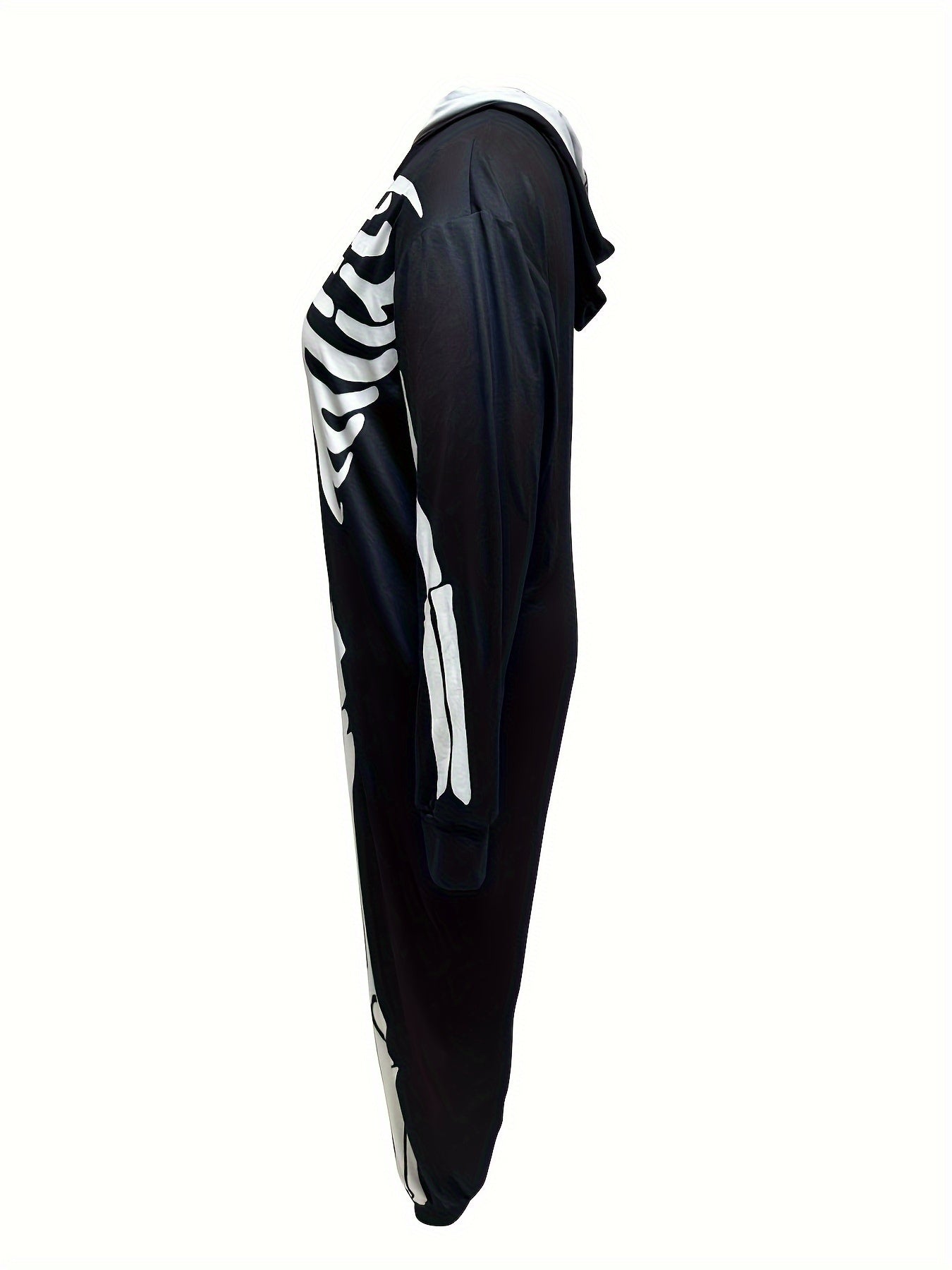 Plus Size Skeleton Sleepwear Jumpsuit