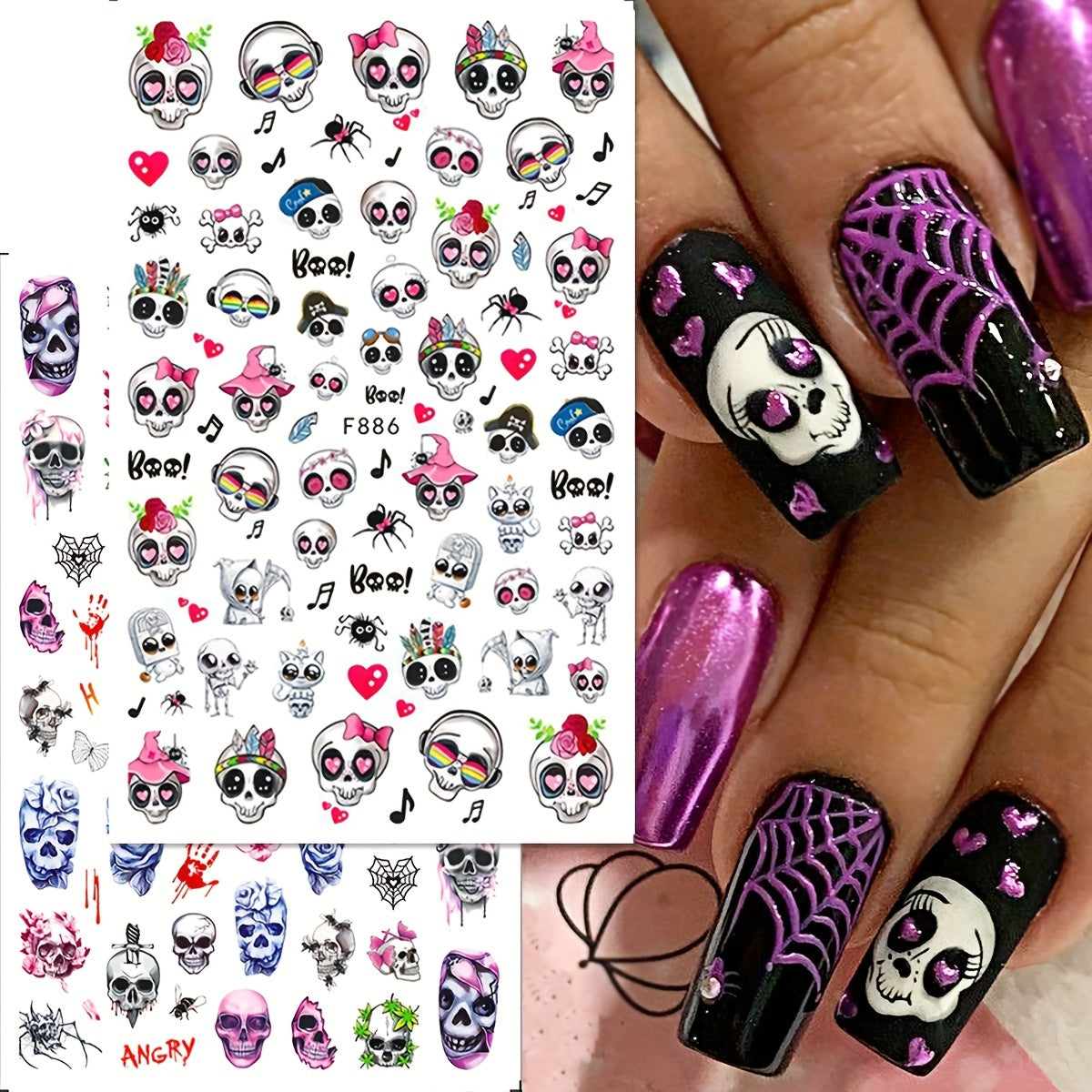 Halloween Nail Art Stickers