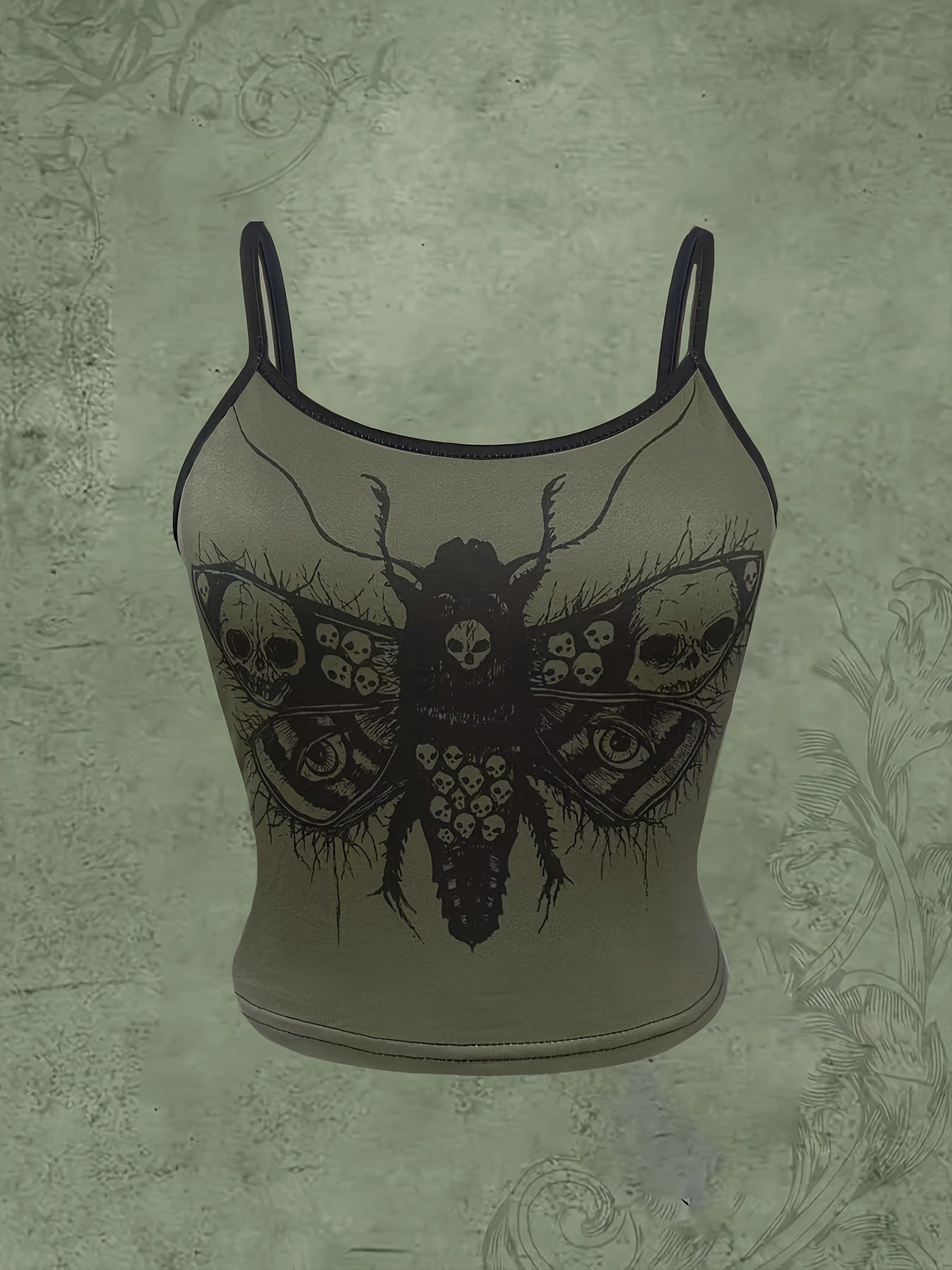 Skull Butterfly Casual Cami Top