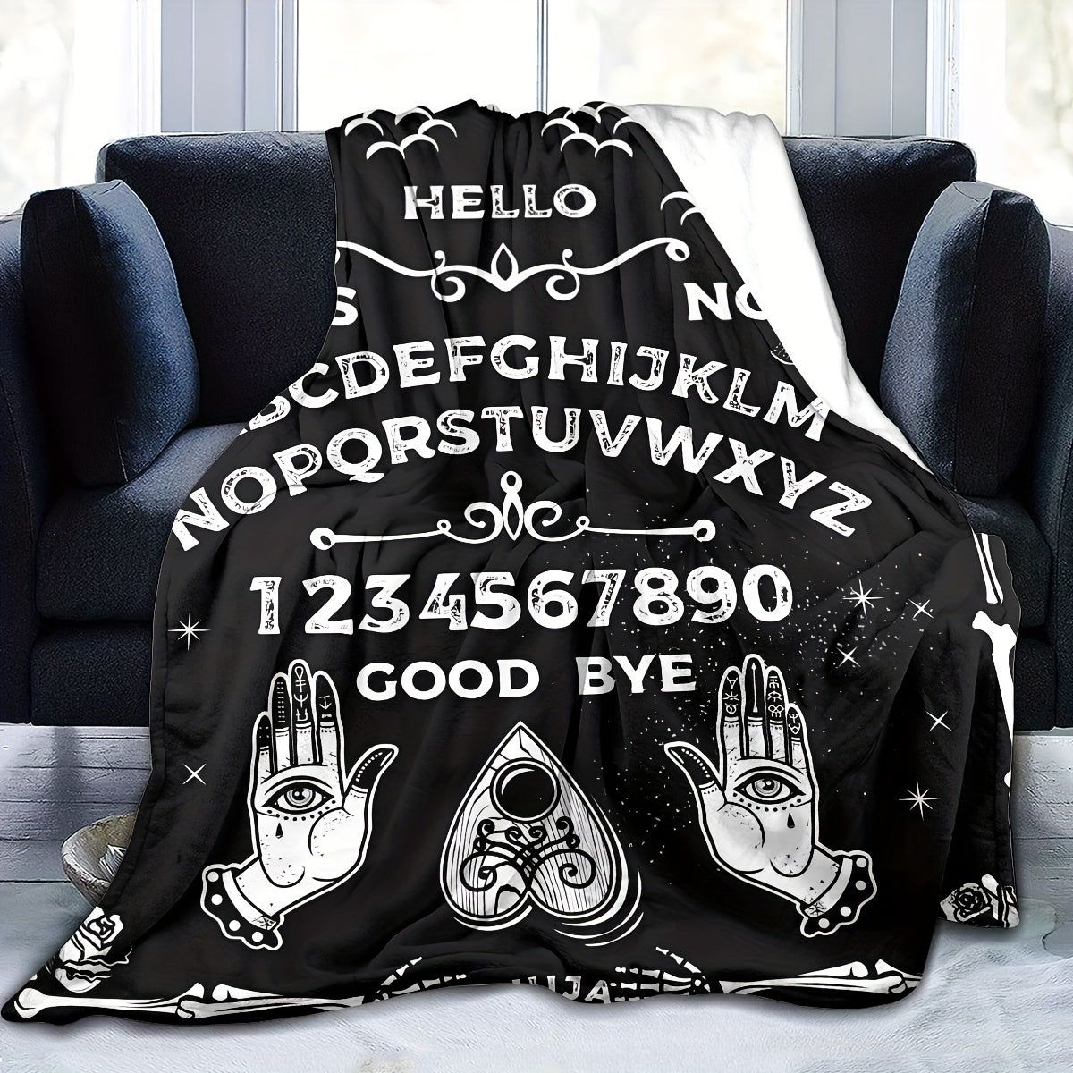 Witch Print Flannel Blanket