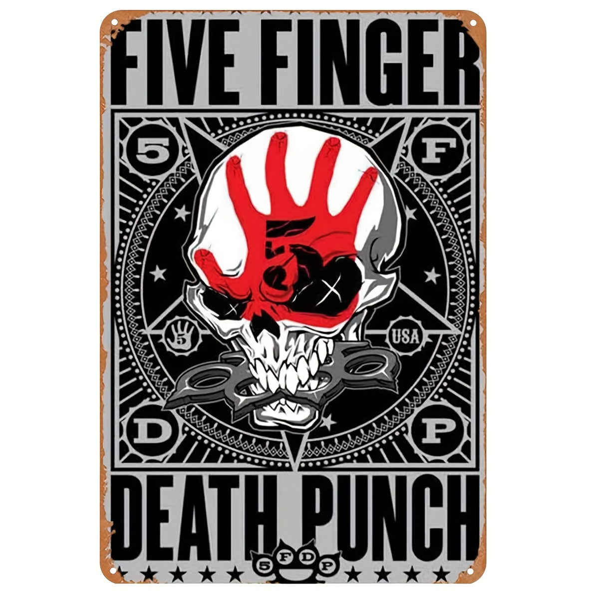 Five Finger Death Punch tin sign