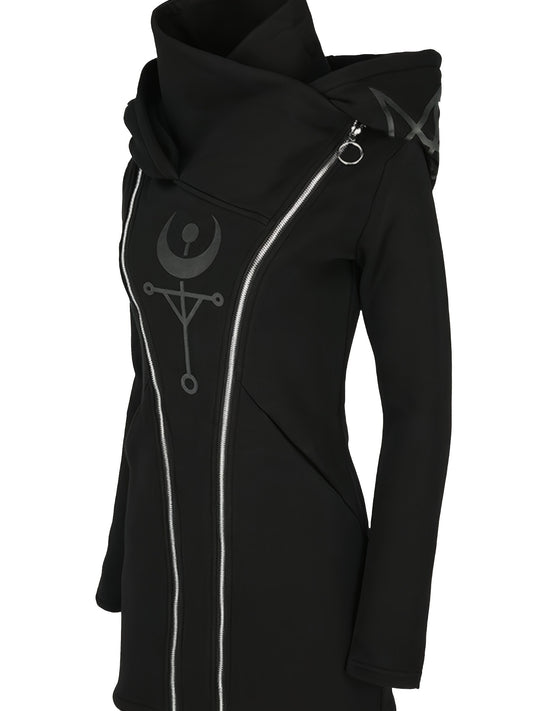 Women's  Zip-Up Hooded Jacket