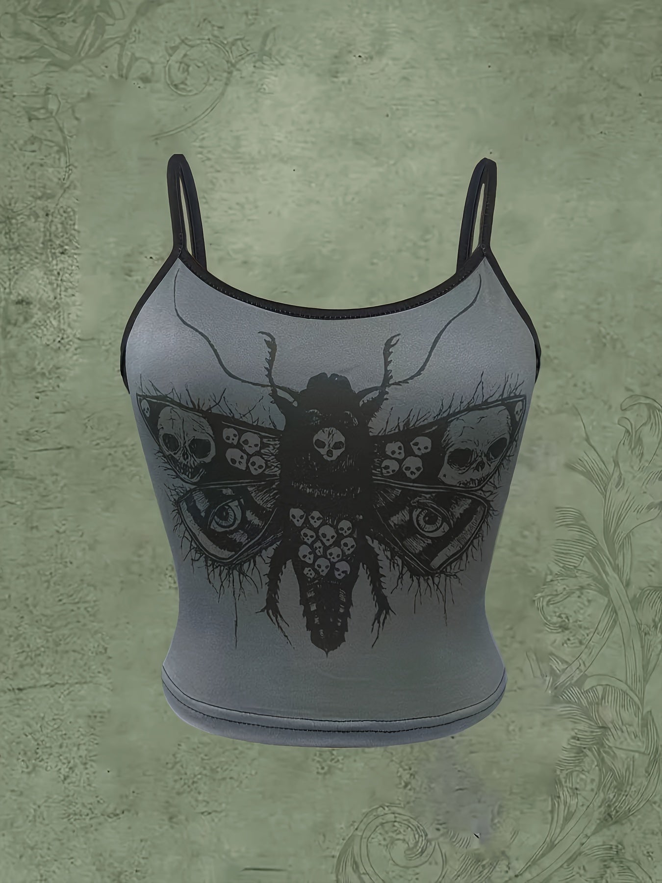 Skull Butterfly Casual Cami Top