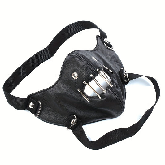 Punk Gothic PU Leather Killer Demon Mask