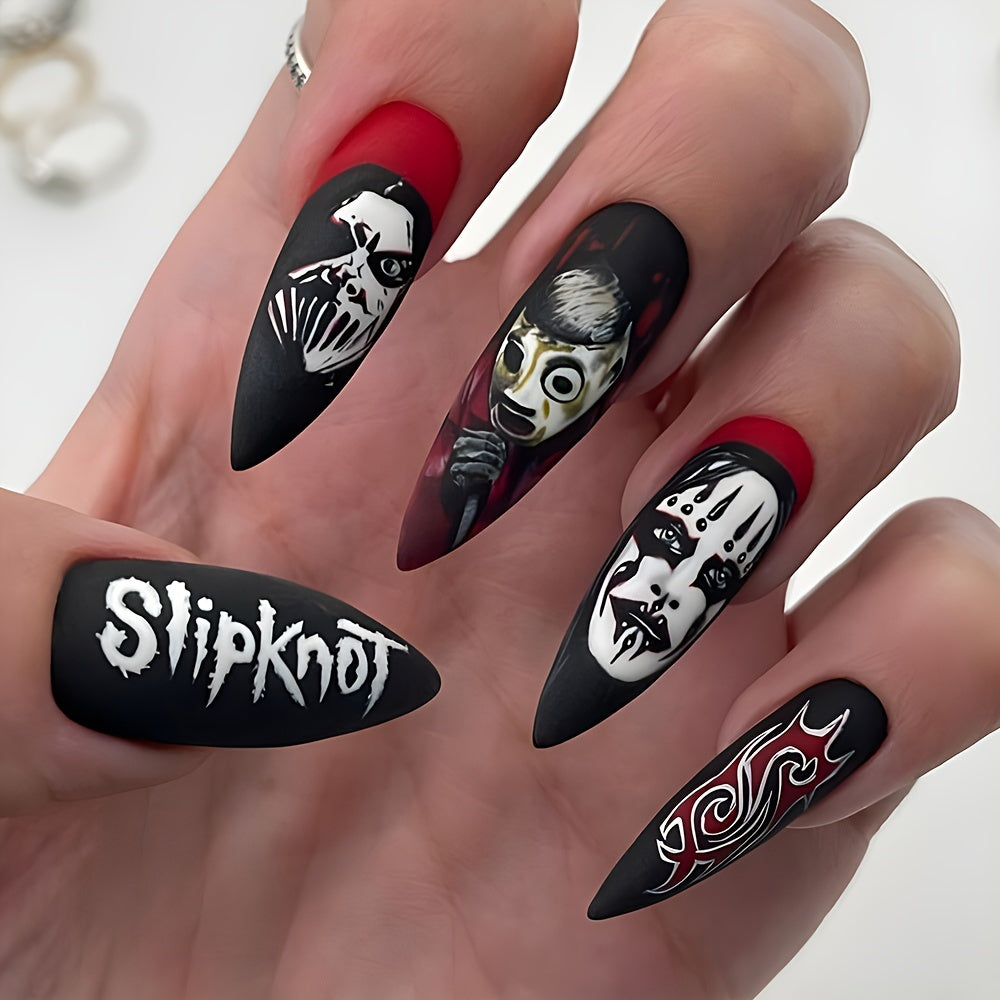 24pcs Slipknot Nail set