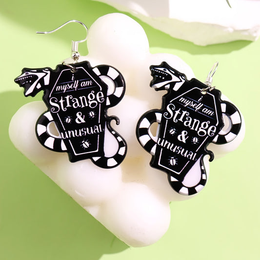 Beetle juice earings