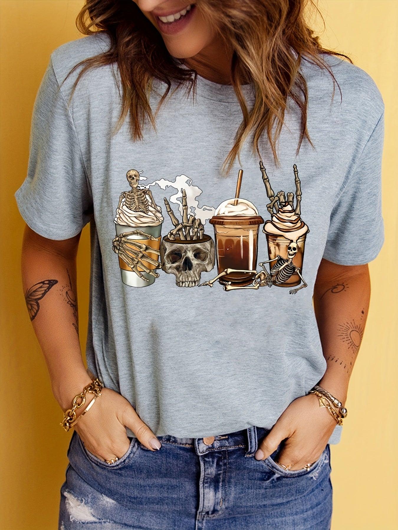 Skull Print T-Shirt