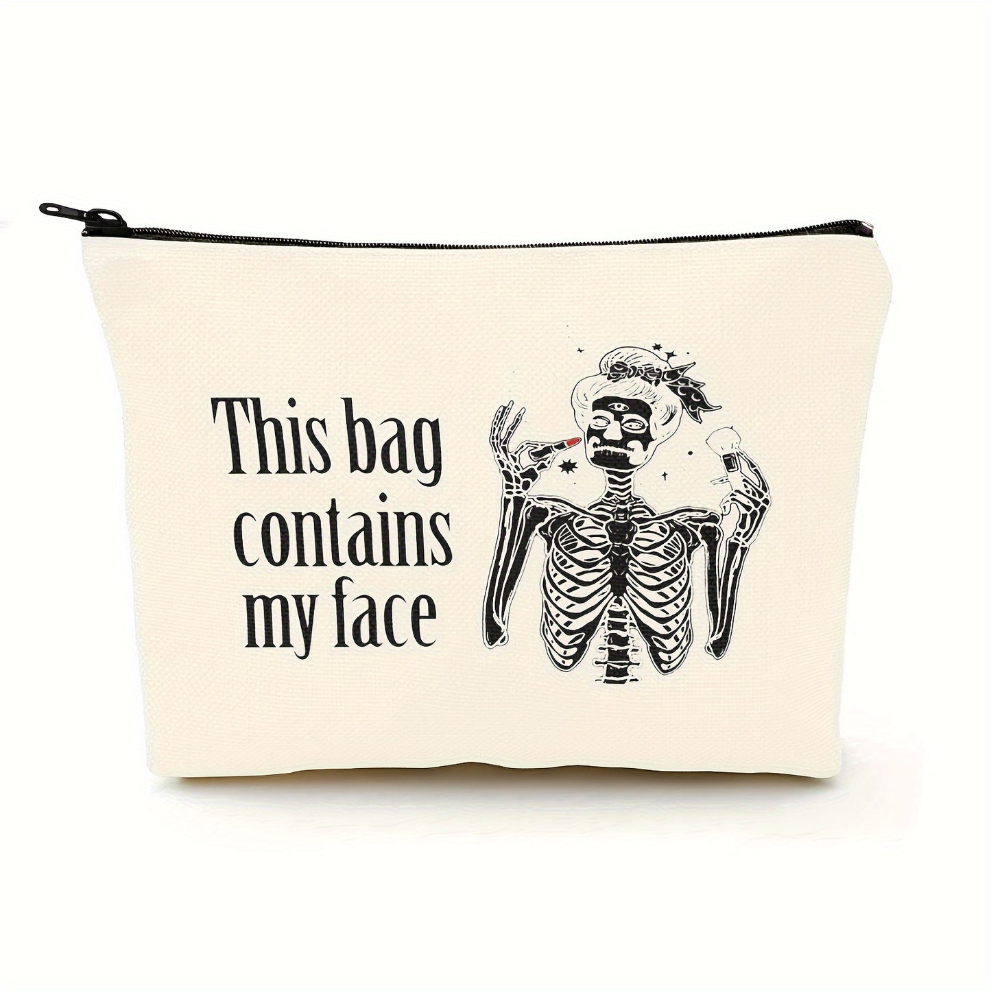 Skeleton Makeup Bag