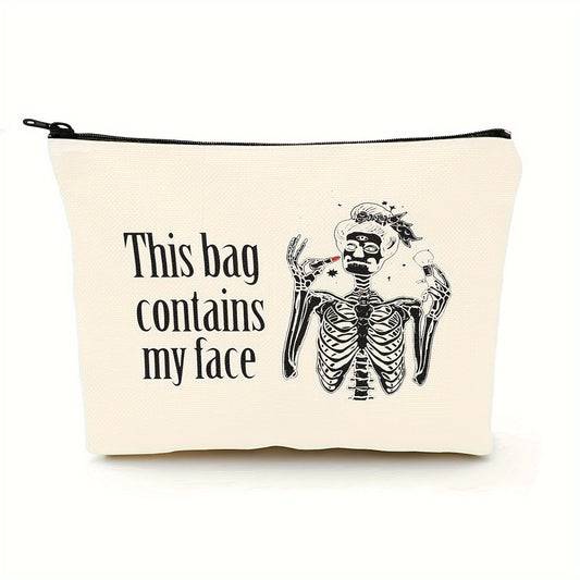 Skeleton Makeup Bag