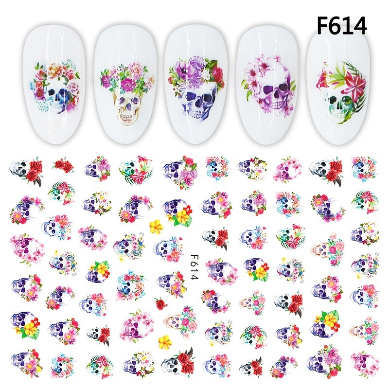 Halloween Nail Art Stickers Decals