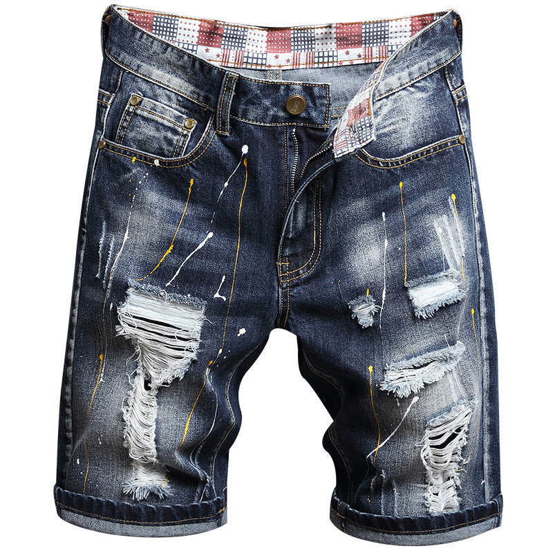 Men's Cross-border Denim Shorts