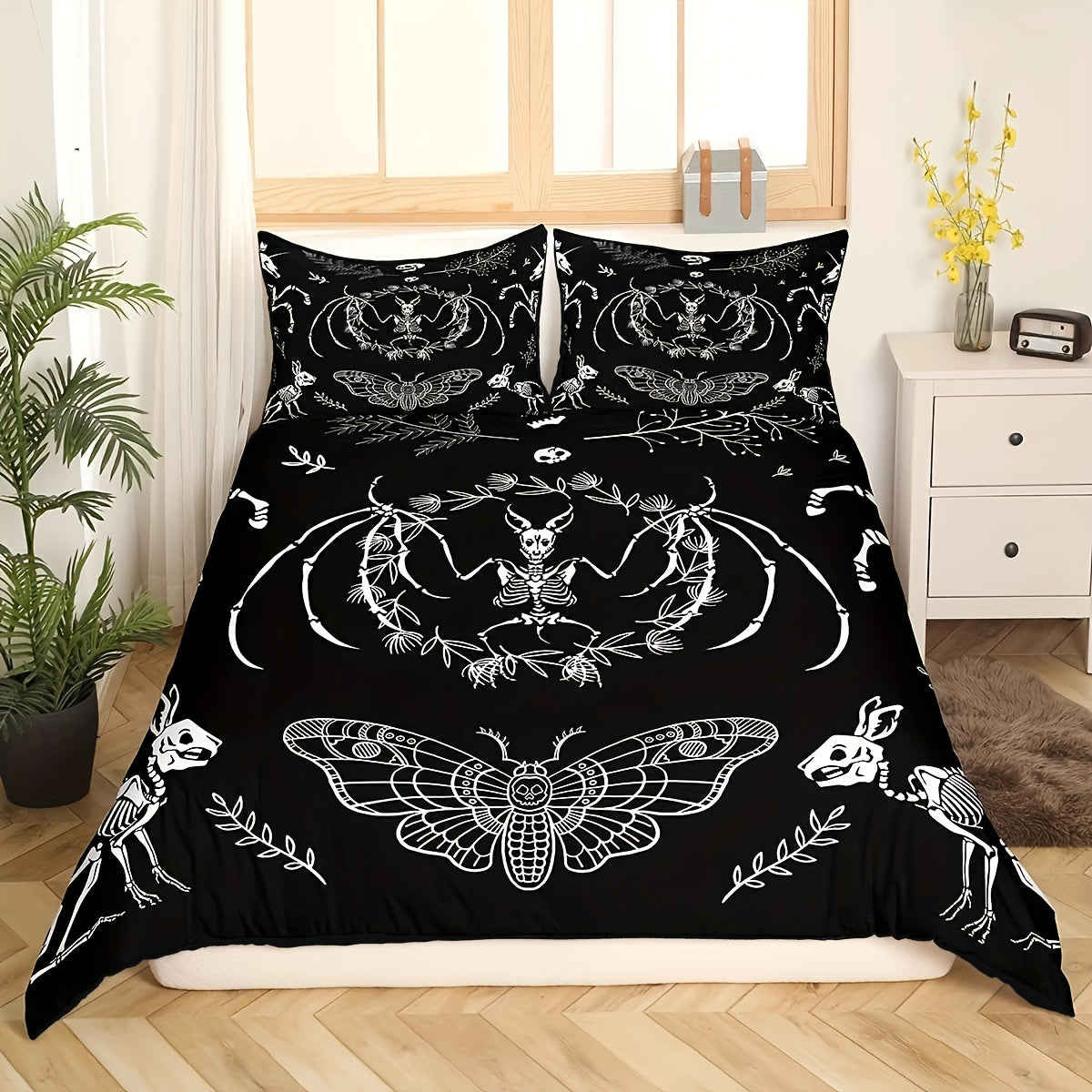 Gothic Skull Bed Set