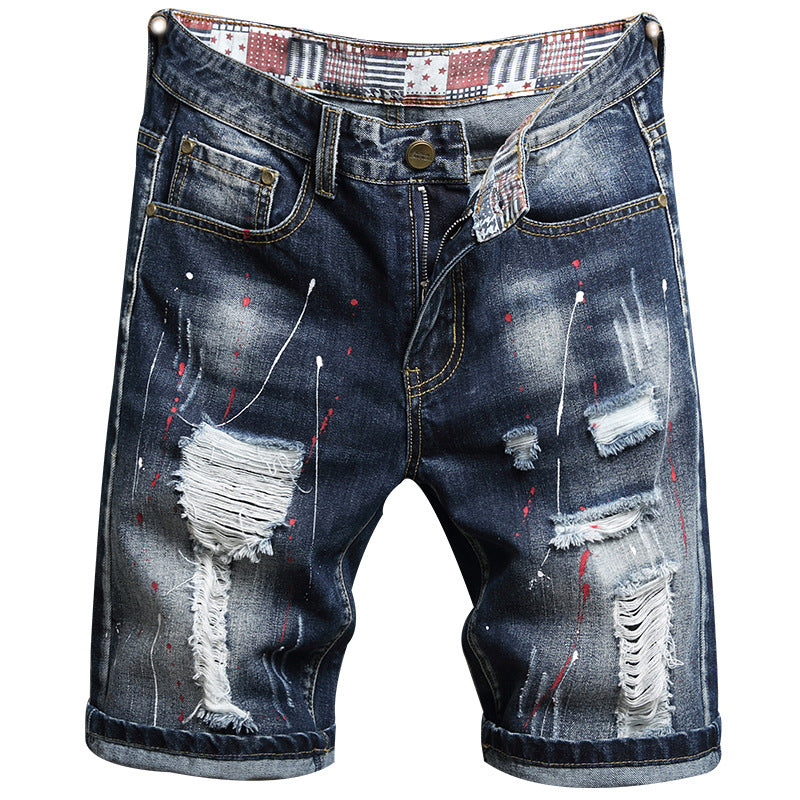 Men's Cross-border Denim Shorts